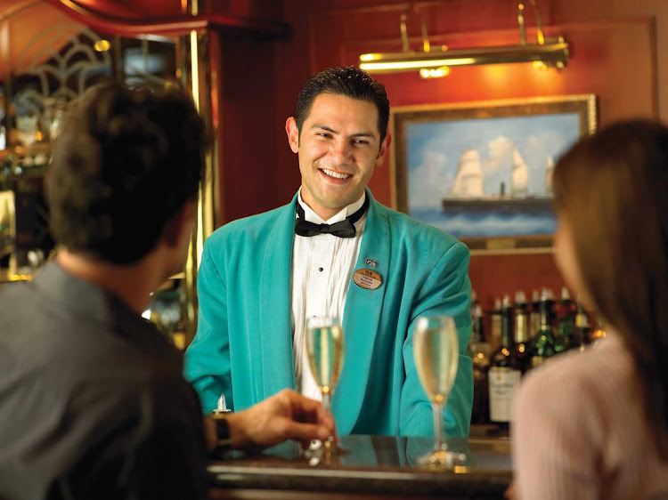 Look for attentive service from the crew's wait staff during your Princess cruise.