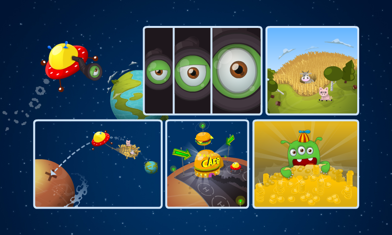 Yummy Little Planet Plus (Qix) Screen 2