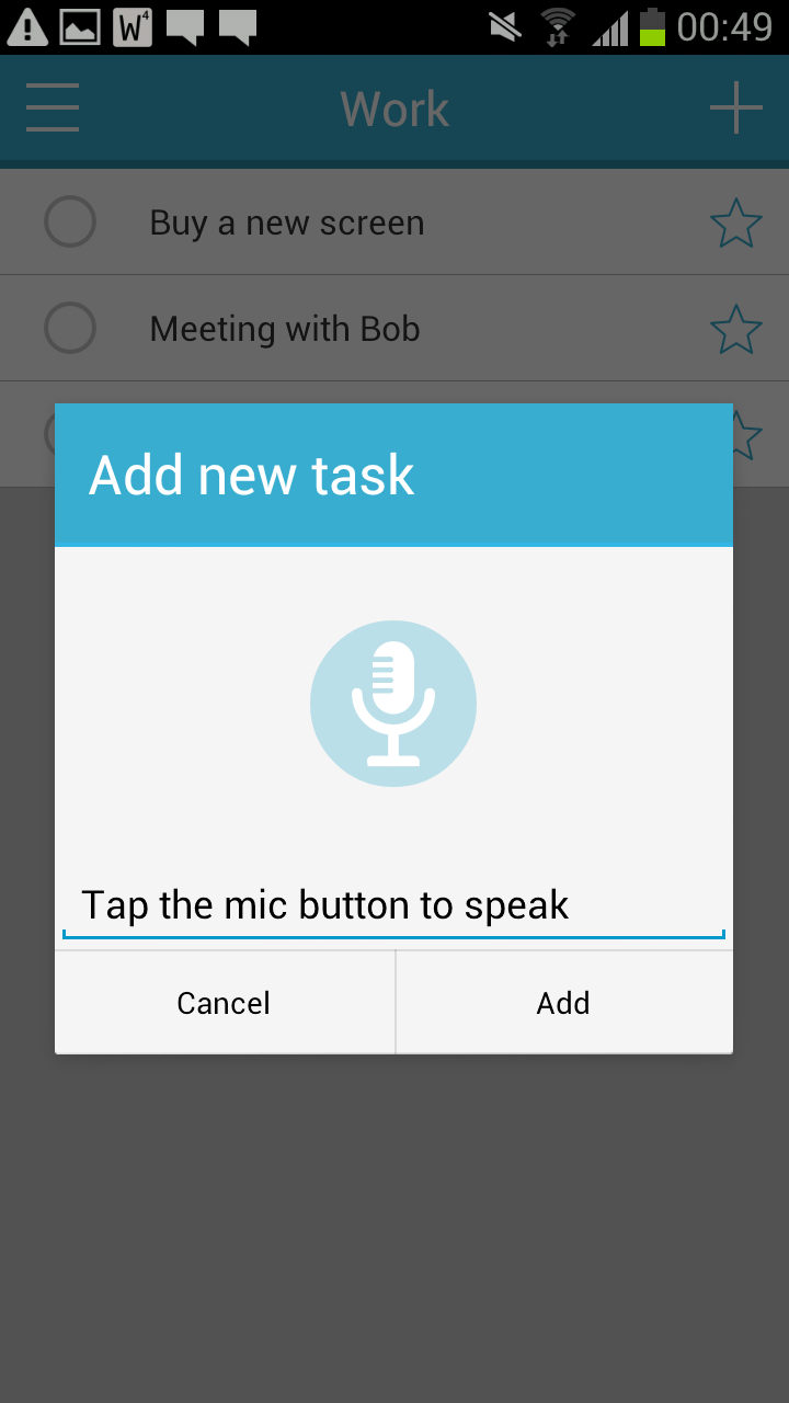 NextApp Screen 2