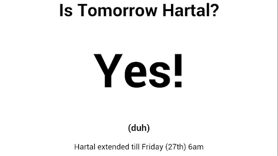 How to get Is Tomorrow Hartal ? 2.0 mod apk for android