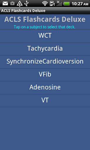 ACLS Flashcards Deluxe