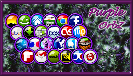 Purple Orbz Icon Pack