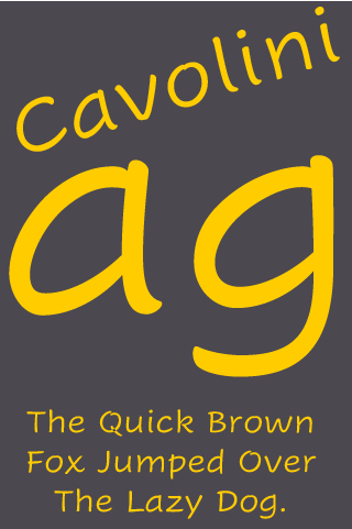 Cavolini FlipFont