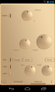 Free Download Poweramp skin Champagne Gold APK