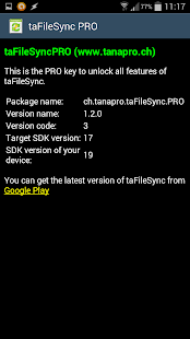 How to install taFileSyncPRO patch 1.2.0 apk for android