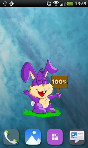 Bunny Battery Widget