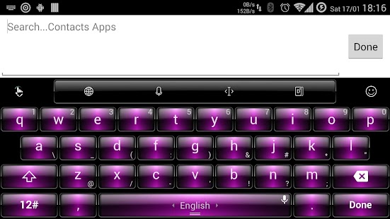 Theme TouchPal Dusk Pink Screenshots 5