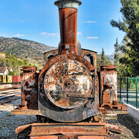 Locomotive by Antonio Amen - Transportation Trains