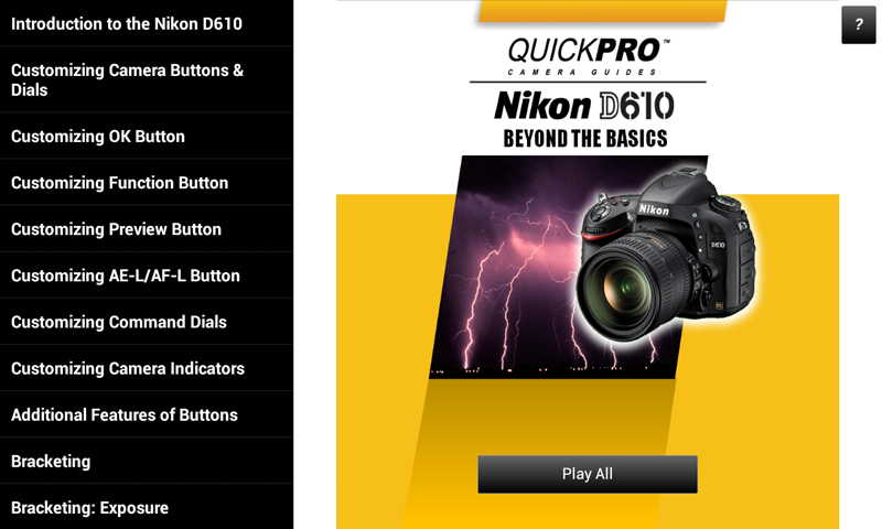 Guide to Nikon D610 Beyond Screen 2