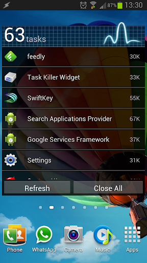 Task Killer Widget