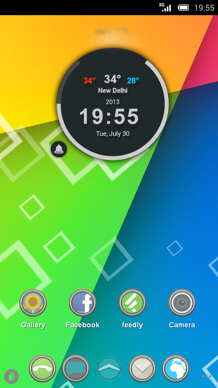 Jelly Bean 4.3 Parallax LWP Screen 1