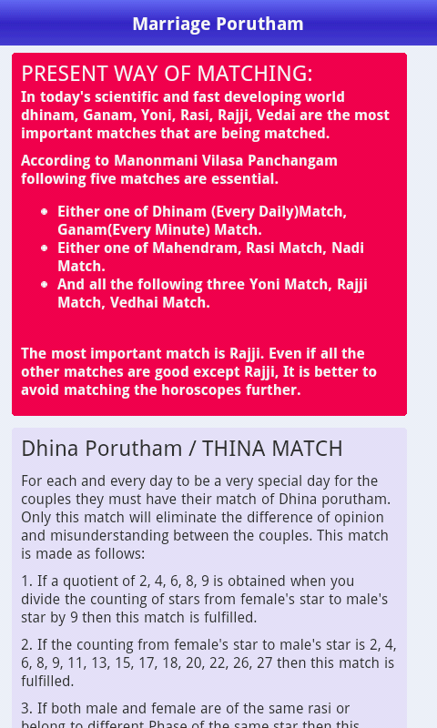 match making indian astrology free