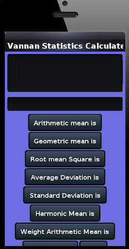 Vannan Statistics Calculator