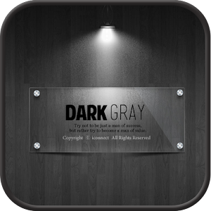dark gray GO locker theme.apk 1.00