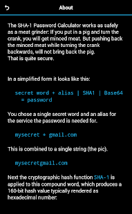 Free SHA1 Password Calculator APK for PC