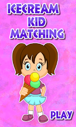Matching Game-Ice Cream Kids poster 1