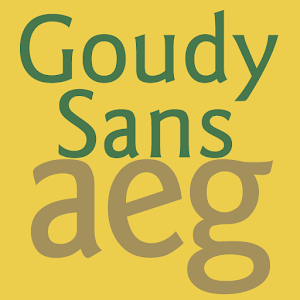 Goudy Sans FlipFont logo