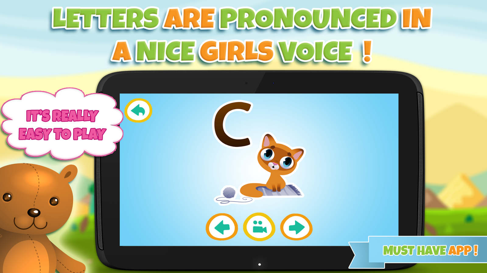    Learn alphabet & learn letters- screenshot  