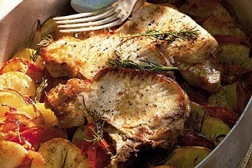 Summer pork & potatoes