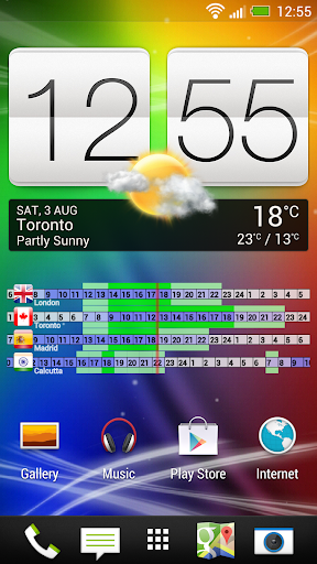 World Clock Widget Trial