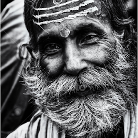The Smiley Clumsy Eyes by Rudra Roy Chowdhury - Black & White Portraits & People