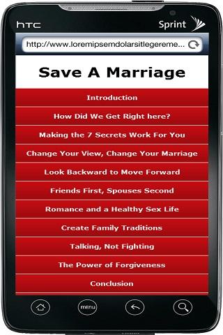 How to Save A Marriage