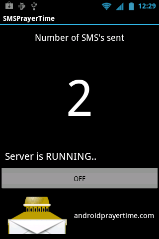 SMS Prayer Times Server