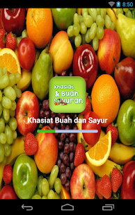 Khasiat Buah dan Sayur