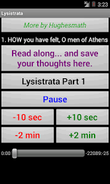 Lysistrata audio and text poster 2