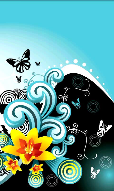 Android application Butterfly Splash LW screenshort