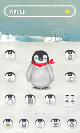 Penguin dodol launcher theme