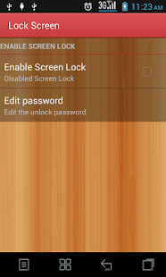 Lock screen - screenshot thumbnail