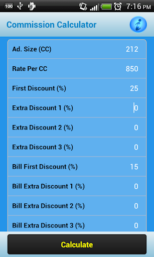 Commission Calculator