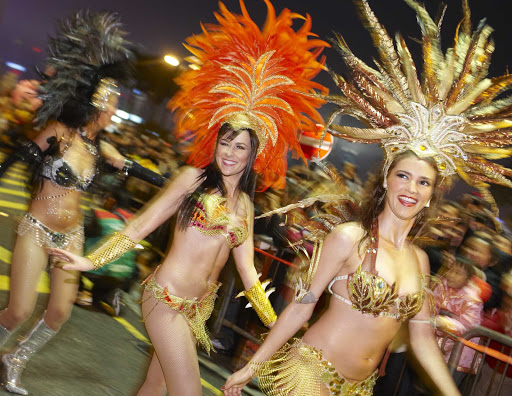 This may look like Carnival, but it's actually the Chinese New Year Parade in Hong Kong.