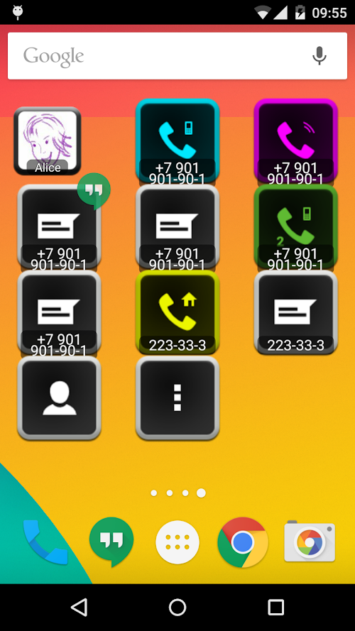 Android application Animated Widget Pro screenshort