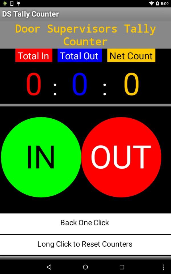 Tally Counter Bouncer Clicker Screen 1