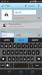 XZ Blue On Black Theme Xperia poster 4
