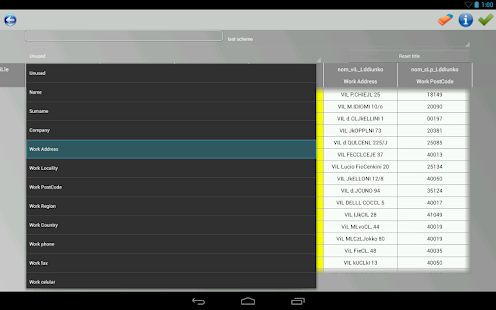 Import contacts CSV TXT XLS