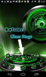 Next Launcher Theme KromeGreen Screenshots 2