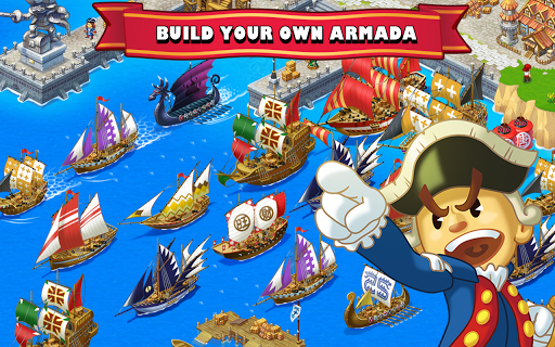 【免費冒險App】Pirate Frontier: Epic Sea Wars-APP點子