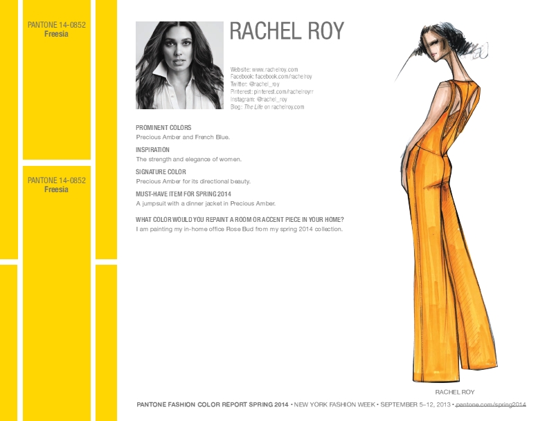 不是柔軟無害的鵝黃，而是炙熱的黃色，引來整個季節的關注眼光。