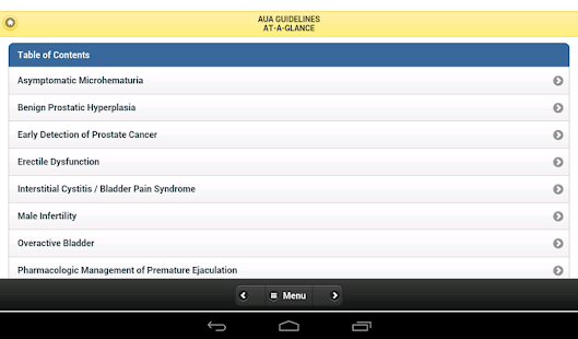 Urology Guidelines PrimaryCare Screenshots 5