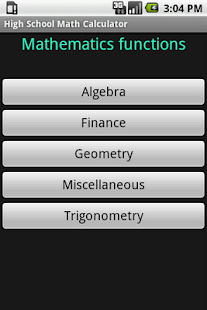 High School Math Calculator Screenshots 0