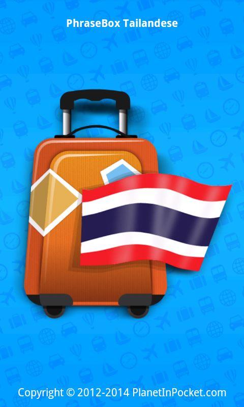 Android application Phrasebook Thai screenshort