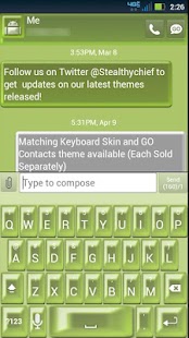 How to download GO SMS Green Pearl Theme lastet apk for android