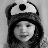 My Favorite Cute Hat b&w by Cheryl Korotky -  