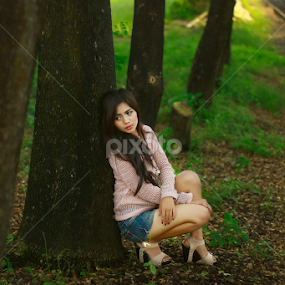 Waiting by Frachmadi Muchtar Prabu - People Fashion