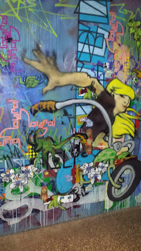 Biker Chick Mural