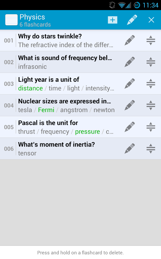 Flashcards App Pro Android Apps on Google Play