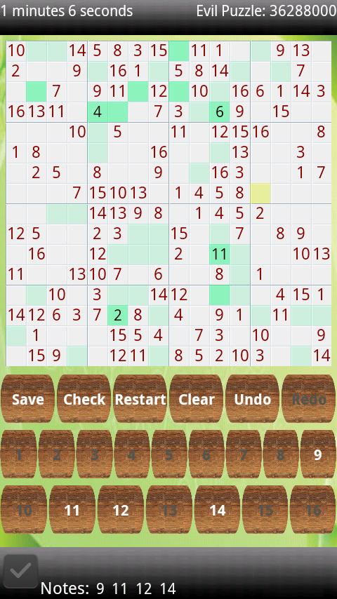 Sudoku Solver Game 9x9 16x16 Screen 3
